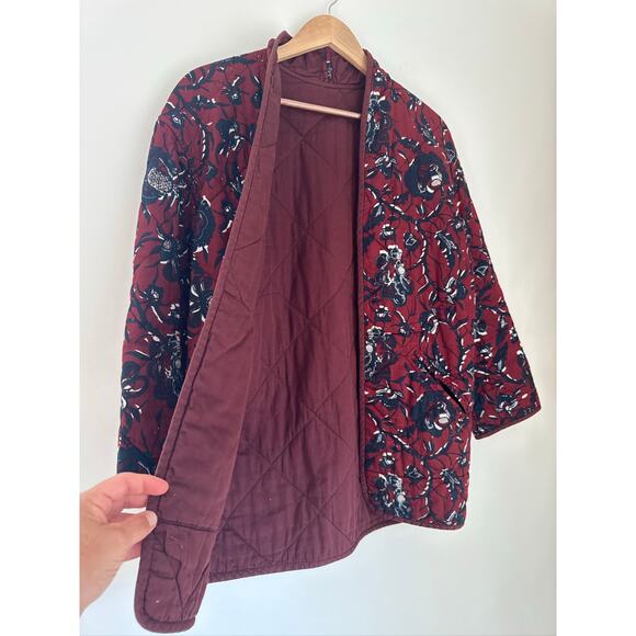 Isabel Marant Étoile Daca Quilted Floral Reversible Lightweight Jacket - Picture 3 of 10